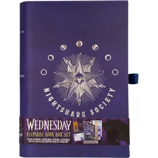 Blue Sky Studios BlueSky Schreibset Wednesday - Geschenkebox "Nightshade Book"