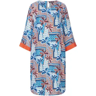 Kleid Rundhals-Ausschnitt MYBC blau