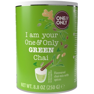 One&Only Chai Powder Green 250 g - Jadegrünes Pulver mit feiner Matcha-Note