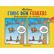 Finde den Fehler - Bildersuchrätsel mit Cartoons