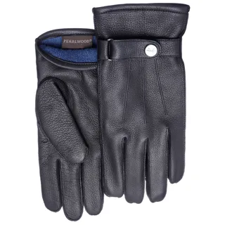 PEARLWOOD Lederhandschuhe »Henry« Atmungsaktiv, schwarz