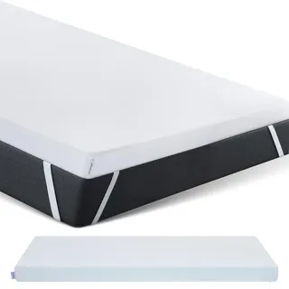 Arensberger Topper Luxury, 140x200cm , Weiß , Textil , 140x200 cm , Schlafzimmer, Matratzen, Topper