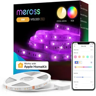 Meross LED-Strip MSL320 5W RGBWW 500 cm
