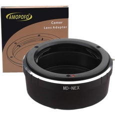 MD-NEX Objektivadapter Adapterring,für Minolta MD MC Objektive Kompatibel für Sony E-Mount Kamera,NEX-3,NEX-C3,NEX-F3,NEX-3N,NEX-5,NEX-5N,a3000,a3500,a5000a6500,a7a7R;MD-NEX Lens Adapter