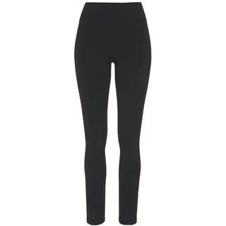 LASCANA Seamless Leggings »Po Push Up« mit Rippstruktur und Shapingeffekt, Sporthose, Sportleggings, schwarz,