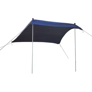 pro.tec Strandzelt Bernheze , Blau , Textil, Metall , 200x200 cm , Sonnenschutz, Sonnenschirme
