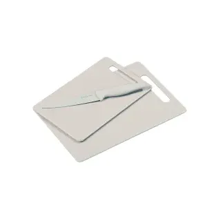 KESPER Schneidebrett Set Kunststoff 3-teilig 1 Set 0 x 0 cm Beige/Grau