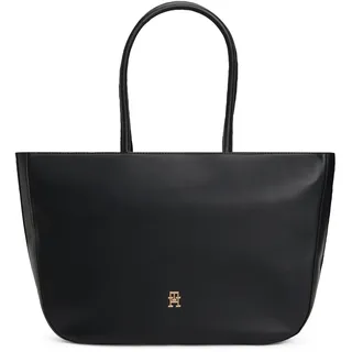 Tommy Hilfiger TH LOGOTAPE Shopper Kunstleder Black