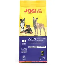 JosiDog Active (3 x 2,7 kg) | Hundefutter für ausgewachsene Hunde | Trockenfutter | Powered by JOSERA