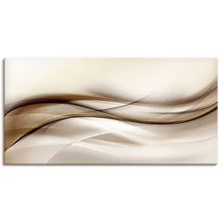 Artland Wandbild »Braune abstrakte Welle« Muster 1 Stk. tlg. als Alubild, Outdoorbild, Leinwandbild, Poster, Wandaufkleber, braun