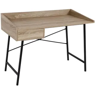 MCW Konsolentisch eckig Beige , Holz , 114x98x60 cm , Wohnzimmer, Wohnzimmertische, Konsolentische
