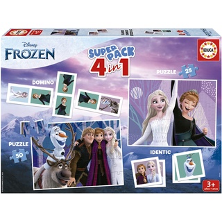 Educa - Disney, Frozen Superpack 4 in 1