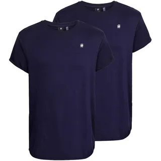 G-Star T-Shirt »T-Shirt Lash 2 Pack", 2er Pack«, blau