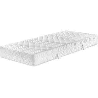 Traumnacht Basis 7-Zonen 2 in 1 Duo Tonnentaschenfederkernmatratze, mit hochwertiger Viscoauflage, Härtegrad 2 und 3, 100 x 200 cm, Öko-Tex zertifiziert, produziert nach deutschem Qualitätsstandard