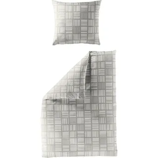 BIERBAUM 3063 Mako-Satin Beige 135 x 200 cm + 80 x 80 cm