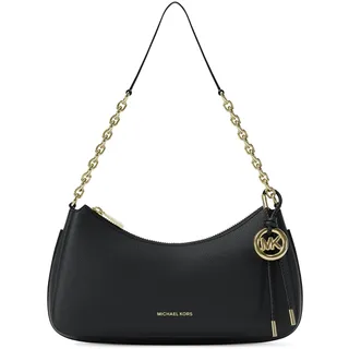 Michael Kors NOLITA Mittlere Clutch aus genarbtem Leder mit Kette