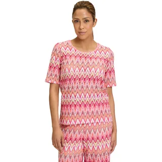 Betty Barclay T-Shirt »Spitzenshirt mit Rippbündchen«, rot