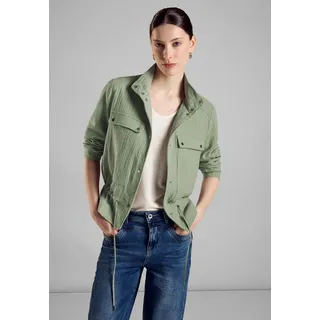 STREET ONE Kurzjacke mit Stehkragen grün 46 EU