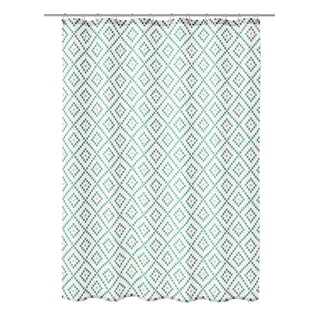 KLEINE WOLKE Duschvorhang Alhambra 180 x 200 cm grün