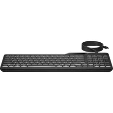 Bild 405 Multi-Device Backlit Wired Keyboard, schwarz, USB, DE (7N7C1AA#ABD)