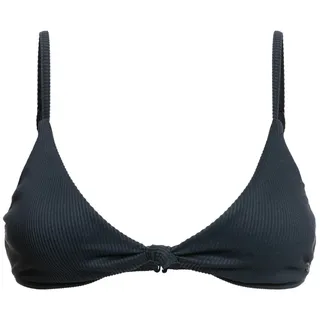 Roxy Triangel-Bikini-Top »Rib Roxy Love The Surf Knot«, grau