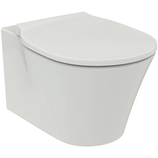 Ideal Standard T542301 WC-Paket Connect Air, Wandtiefspül-WC mit innovativer Spültechnologie AquaBlade inkl. WC-Sitz Softclose (Absenkautomatik) Weiß