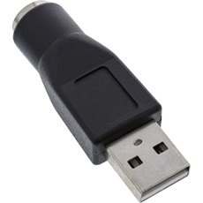 Bild von USB PS/2 Adapter, USB Stecker A auf Buchse