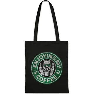 Urban Backwoods Walter Sobchak Coffee, Stofftasche, Farbe: Schwarz - Schwarz