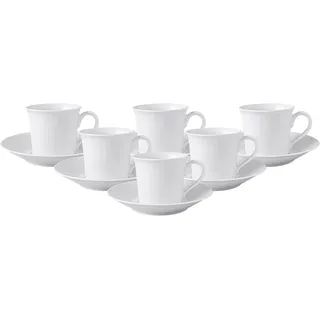 Villeroy & Boch Kaffeetasse 0,2 l Weiß 6 St.