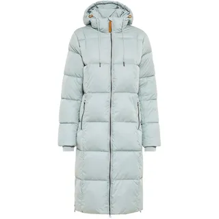 camel active Damen Steppmantel mit Kapuze Hellblau, womenswear-34