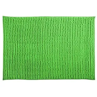 MSV - Chenille Badematte - Luxuriös Weicher Langer Mikrofaserflor, rutschfeste Unterseite - 60 x 90 cm - Pastellgrün - Maschinenwaschbar mit Schnell Trocknender Aufhängeschlaufe