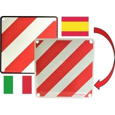 Bild 97605 Warntafel 2in1 für Spanien und Italien Warntafel (L x B) 50cm x 50cm