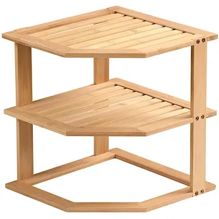 KESPER Gewürzregal Bambus 25 x 25 x 27 cm Braun