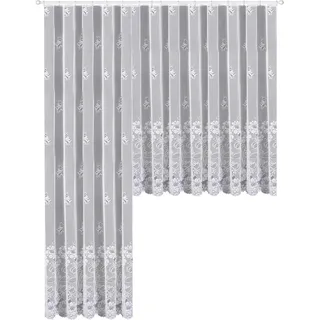 WECKBRODT Rostock Kräuselband 300 x 175 cm Weiß 1 Stk.