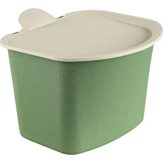 KOZIOL -Abfall-Behälter Bibo green - Beige, Grün