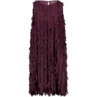 Cocktailkleid VERA MONT "Cocktailkleid ohne Arm", Damen, Gr. 46, EURO, lila (strong aubergine), Obermaterial: 100% Polyester PES., Kleider Cocktailkleid