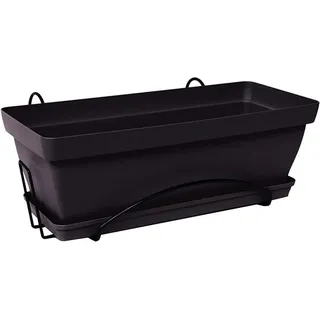 Poétic Blumenkasten-Set ROMÉO (B)490 mm granite - Grau