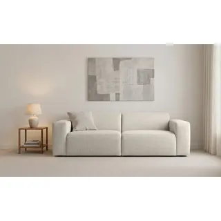 OTTO home Couch Polyester 3-Sitzer Weiß