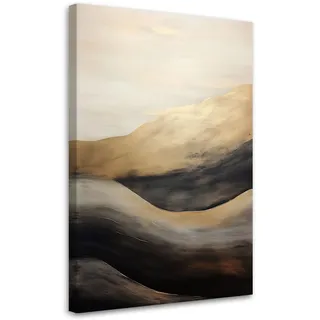 Kunstloft Kunstdruck Gold 40/60 cm , Goldfarben , Textil , 40x60 cm , Bilder & Rahmen, Bilder, Leinwandbilder