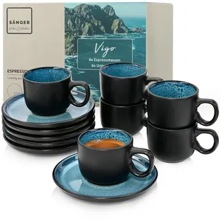 sänger Vigo Espressotassen Set 12-tlg. blau
