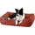 Hundekissen ZARA 80 x 65 cm rot