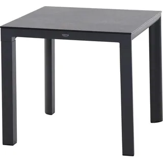Siena Garden Gartentisch Silva Rechteckig HPL Titan 80 cm x 80 cm