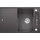 AXIA III 1 Becken rechts Einbauspüle Silgranit felsgrau Drehknopfventil 780 x 510 mm