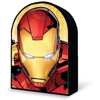 Grandi Giochi Marvel Avengers Iron Man Vertikales Linsenpuzzle mit 300 Teilen und 3D-PUB02000 Effekt Blechdose PUB02000