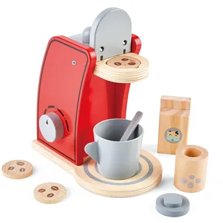 JOCCA Montessori Spielzeug-Mixer aus Holz mit Zubehör für Jungen und Mädchen, Kinderzubehör, ab 2 Jahren, Spielzeug, Geschenk für Jungen und Mädchen, Spielzeuggerät