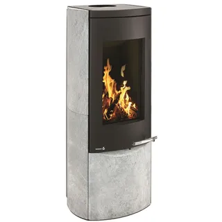 Wamsler Myra Stahl Schwarz/Abdeckplatte Naturstein