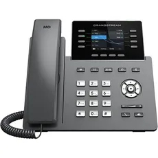 Grandstream GRP2612G IP phone Black 4 lines LCD, Telefon, Schwarz