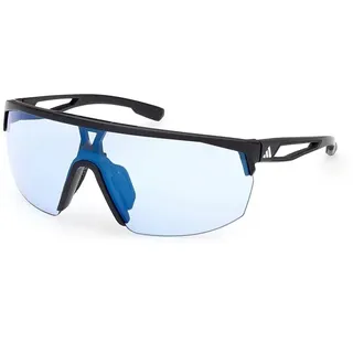 Adidas Sport Sp0099 Polarisierte Sonnenbrille - Matte Black / Black - Blue Mirror
