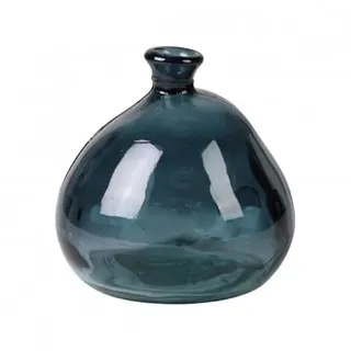 NATURAL LIVING VASE Mila 2L Quartz AUS RECYCELTEM Glas D17CM X H18CM