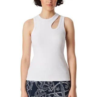 Schiesser Damen Trägertop Doppelripp mit Cut Out 150 Years
